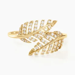 Clearance Histoire d'Or Bague Tourkia Or Jaune Oxyde De Zirconium