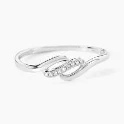 Histoire d'Or Bague Tylane Divers or blanc diamant