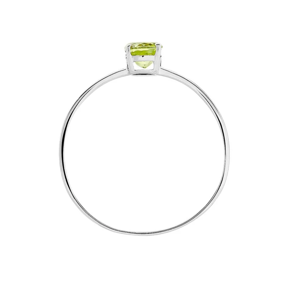 Histoire d'Or Bague Valentino Or Blanc Péridot* Bagues|Bagues Avec Pierre