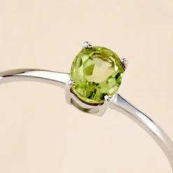 Histoire d'Or Bague Valentino Or Blanc Péridot* Bagues|Bagues Avec Pierre