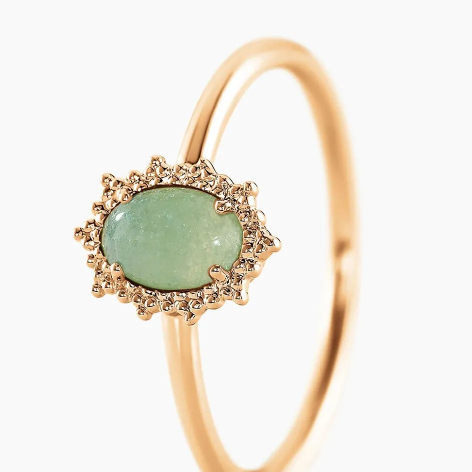 Histoire d'Or Bague Vintage Love Plaqué Or Jaune Aventurine* Bagues|Bagues Fantaisie