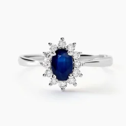 Sale Histoire d'Or Bague Vladimir Diamants or blanc saphir