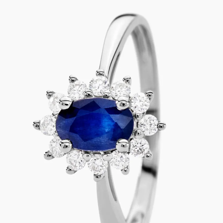 Sale Histoire d'Or Bague Vladimir Diamants or blanc saphir