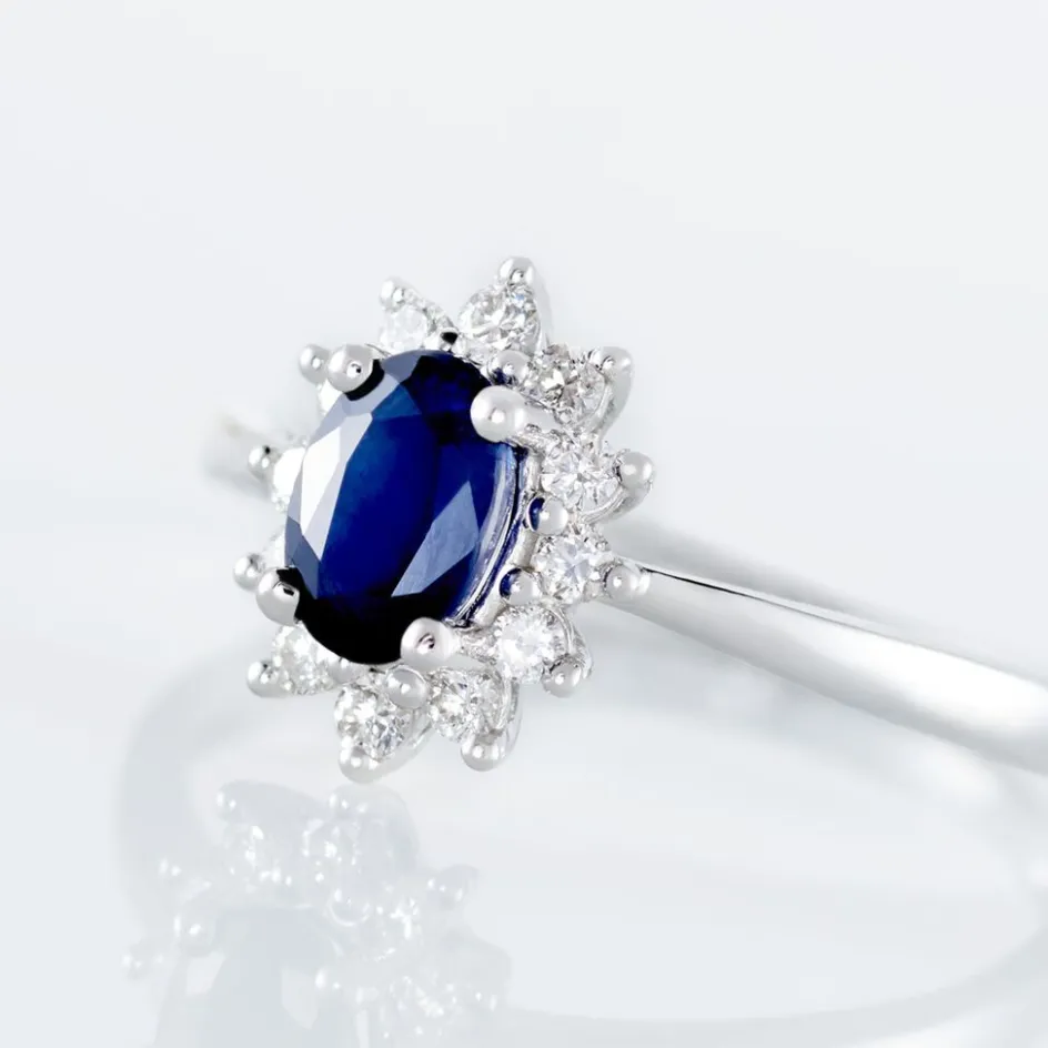 Sale Histoire d'Or Bague Vladimir Diamants or blanc saphir