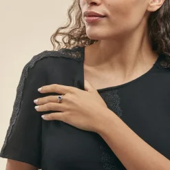 Discount Histoire d'Or Bague Vladimir Or Blanc Saphir Diamants