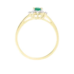 Outlet Histoire d'Or Bague Vladimir Or Jaune  Emeraude Diamants or jaune emeraude