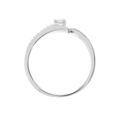 Histoire d'Or Bague Vrille Accompagnee* Bagues|Bagues Avec Pierre