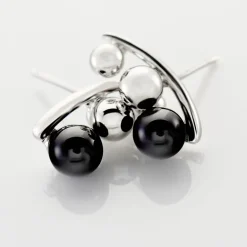 Clearance Histoire d'Or Bijoux D'oreilles Cleya Argent Blanc Céramique