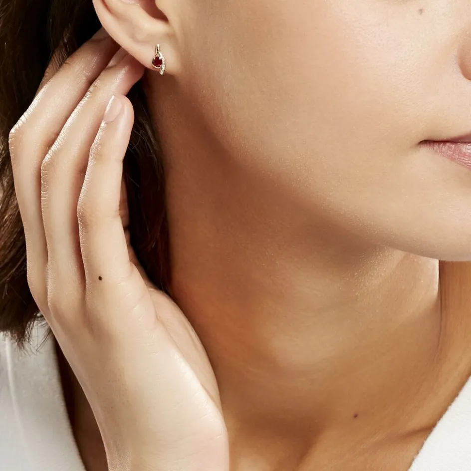 Histoire d'Or Bijoux D'oreilles Emotion Diamant* Boucles D'Oreilles|Clous D'Oreilles