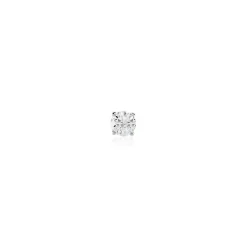 Sale Histoire d'Or Boucle D'oreille Puce Unitaire Victoria or blanc diamant