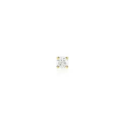 Best Histoire d'Or Boucle D'oreille Puce Unitaire Victoria or jaune diamant