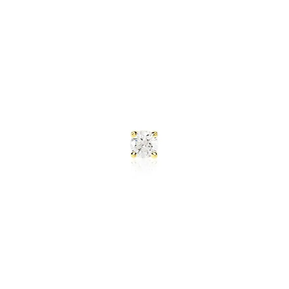 Best Histoire d'Or Boucle D'oreille Puce Unitaire Victoria or jaune diamant