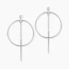 Clearance Histoire d'Or Boucles D'oreilles Pendantes Enissa Argent Blanc