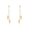 Outlet Histoire d'Or Boucles D'oreilles Pendantes Plaqué Or Jaune Libby