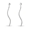 Outlet Histoire d'Or Boucles D'oreilles Pendantes Yaell Argent Blanc