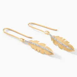 Clearance Histoire d'Or Boucles D'oreilles Pendantes Paola Or Jaune Diamant