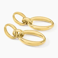 Histoire d'Or Boucles D'oreilles Pendantes Zeilah Acier Jaune* Boucles D'Oreilles|Boucles D'Oreilles Fantaisie