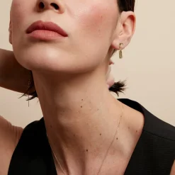 Best Histoire d'Or Boucles D'oreilles Pendantes Organica Or Jaune