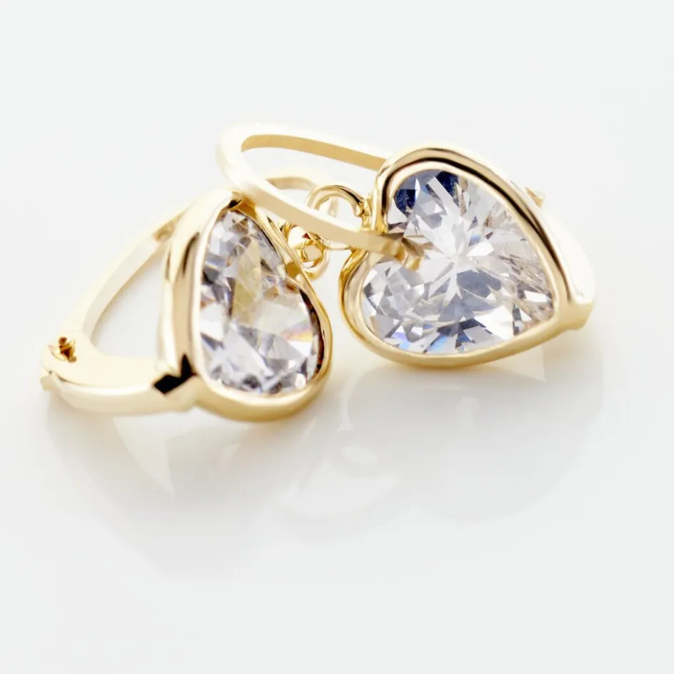 Sale Histoire d'Or Boucles D'oreilles Pendantes Gredel Or Jaune Oxyde