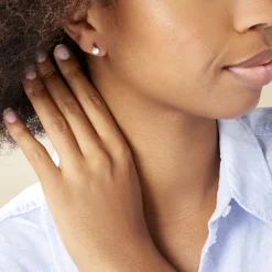 Sale Histoire d'Or Boucles D'oreilles Pendantes Vera Argent Blanc Oxyde De Zirconium