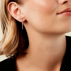 Best Histoire d'Or Boucles D'Oreilles Pendantes Ercole Or Jaune Oxyde De Zirconium