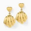 Clearance Histoire d'Or Boucles D'oreilles Pendantes Dila Acier Jaune