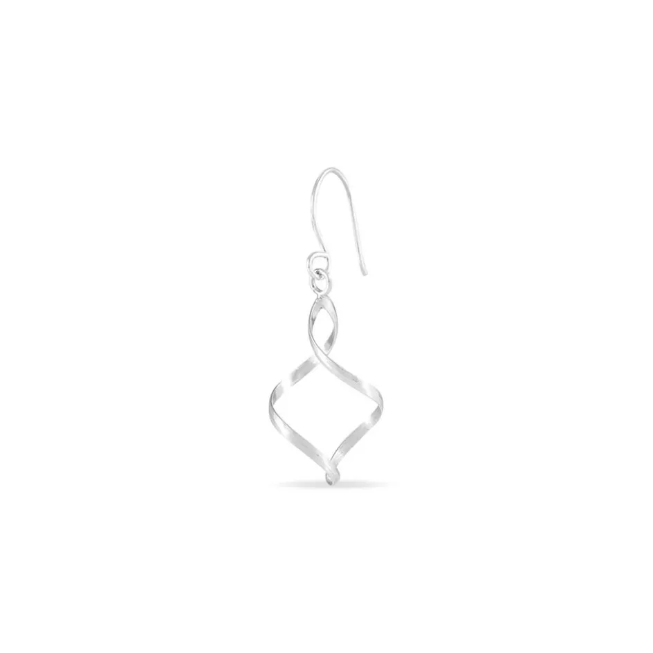 Sale Histoire d'Or Boucles D'oreilles Pendantes Louison Argent Blanc