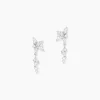 Best Histoire d'Or Boucles D'Oreilles Pendantes Glow Up Argent Blanc Oxyde De Zirconium