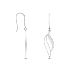 Sale Histoire d'Or Boucles D'oreilles Pendantes Argent Blanc Prudent