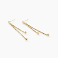 Best Histoire d'Or Boucles D'oreilles Pendantes Assiba Or Jaune