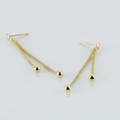 Best Histoire d'Or Boucles D'oreilles Pendantes Assiba Or Jaune