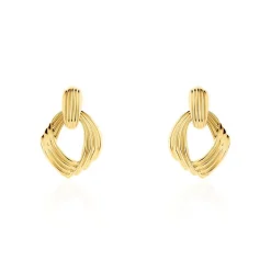 Clearance Histoire d'Or Boucles D'oreilles Pendantes Estefany Acier Inoxydable Doré