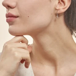 Outlet Histoire d'Or Boucles D'oreilles Pendantes Madli Or Bicolore Topaze