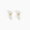 Sale Histoire d'Or Boucles D'oreilles Pendantes Lavra Or Jaune Oxyde De Zirconium