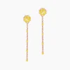 Outlet Histoire d'Or Boucles D'oreilles Pendantes Mimosa Argent Rose