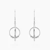 Sale Histoire d'Or Boucles D'oreilles Pendantes Siara Argent Blanc