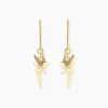 Best Histoire d'Or Boucles D'oreilles Pendantes Fee Or Jaune