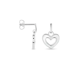 Best Histoire d'Or Boucles D'oreilles Pendantes Clarity Argent Blanc Nacre