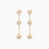 Clearance Histoire d'Or Boucles D'oreilles Pendantes Bomb Lover Or Jaune Oxyde De Zirconium