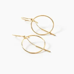 Sale Histoire d'Or Boucles D'oreilles Pendantes Tila Or Jaune
