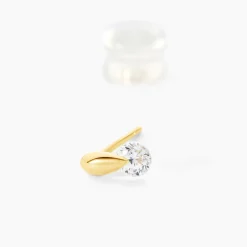 Sale Histoire d'Or Boucles D'oreilles Pendantes Clementa Or Jaune Oxyde De Zirconium