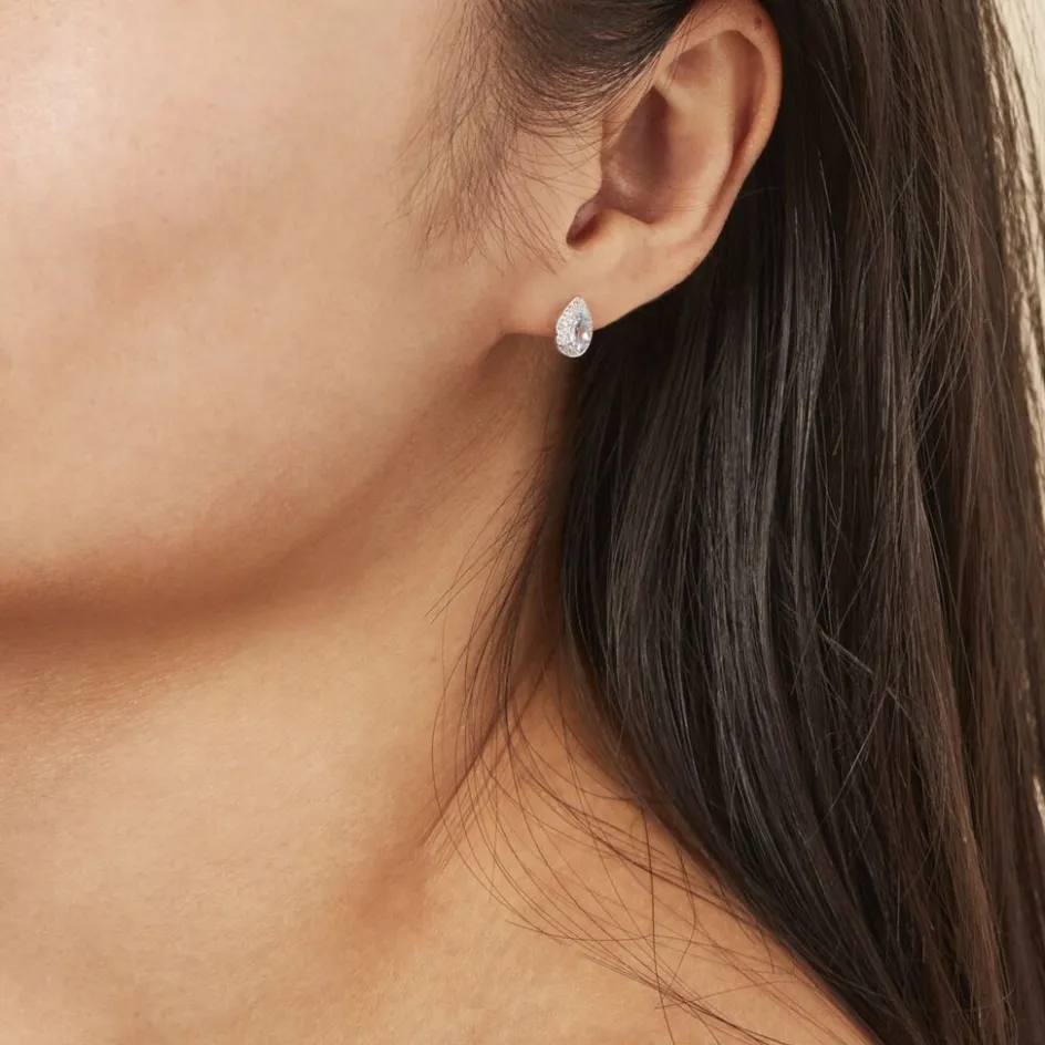 Histoire d'Or Boucles D'oreilles Puces Argent Blanc Tania Oxydes De Zirconium* Boucles D'Oreilles|Boucles D'Oreilles Fantaisie