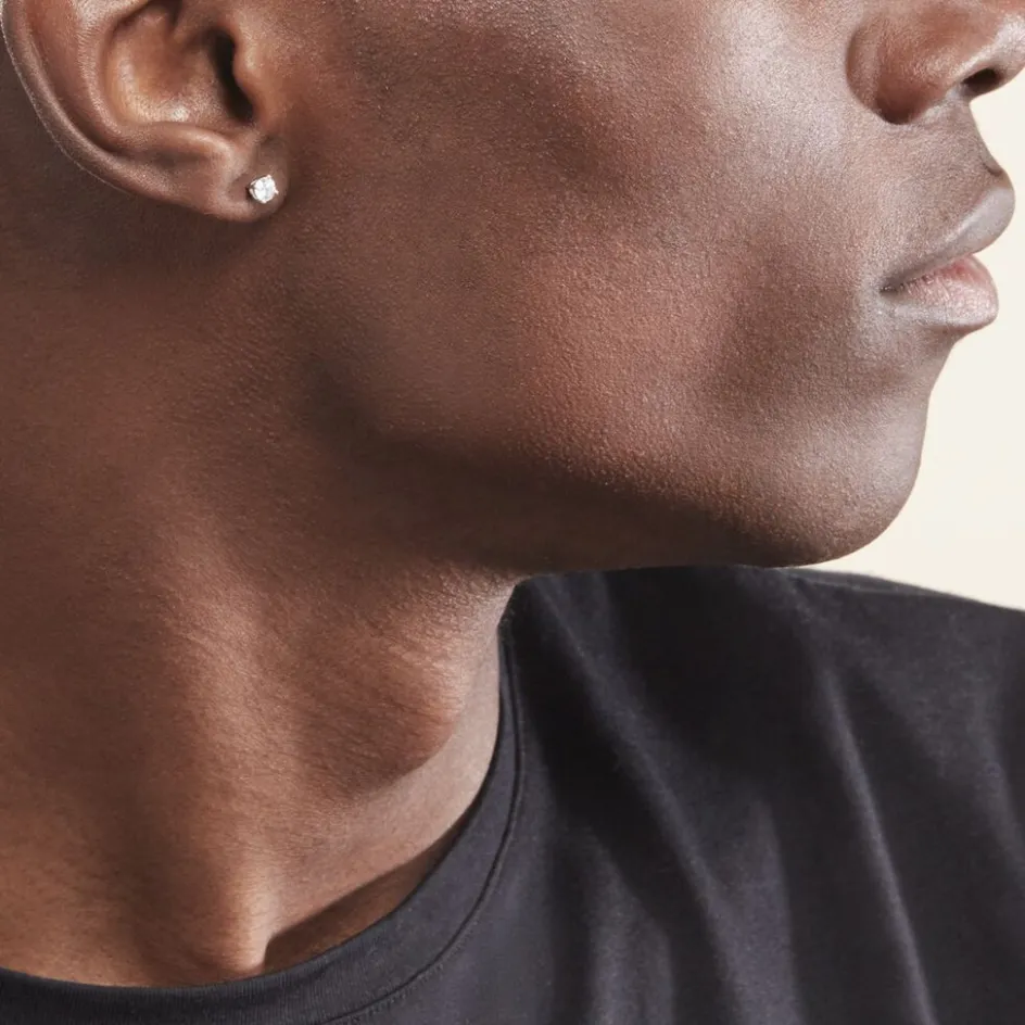 Clearance Histoire d'Or Boucles D'oreilles Puces Aphrodite or blanc diamant