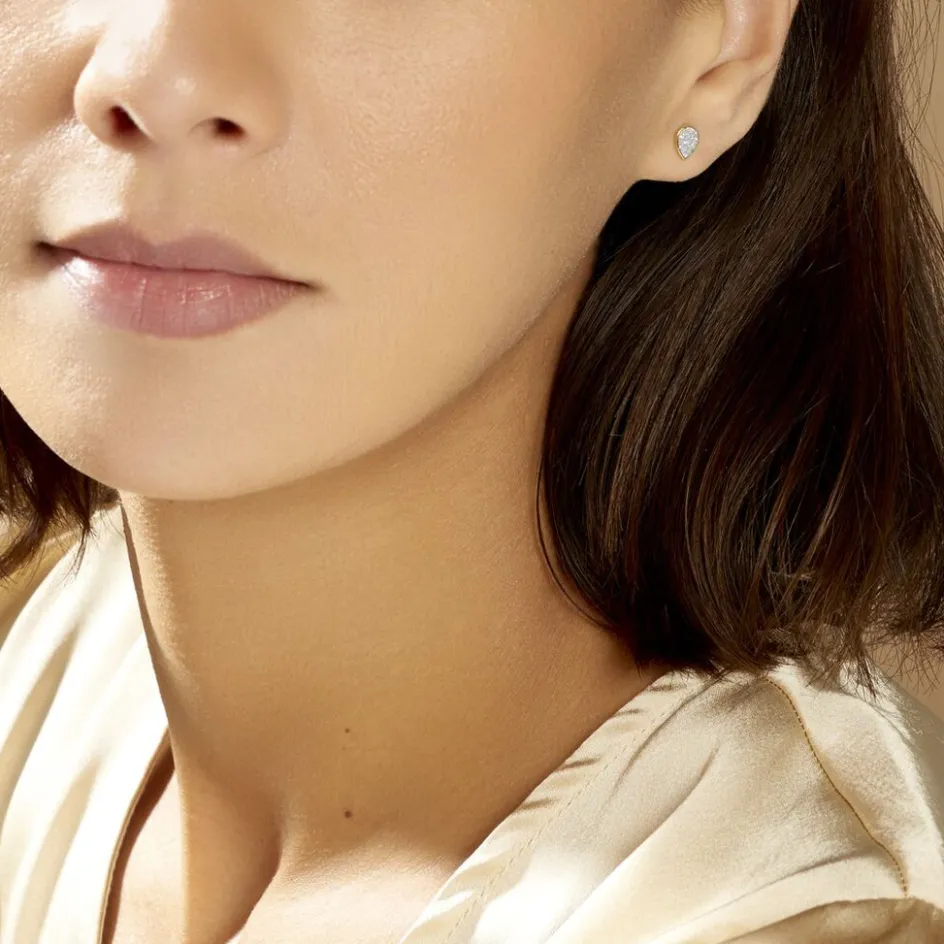 Outlet Histoire d'Or Boucles D'oreilles Puces Anitta Or Jaune