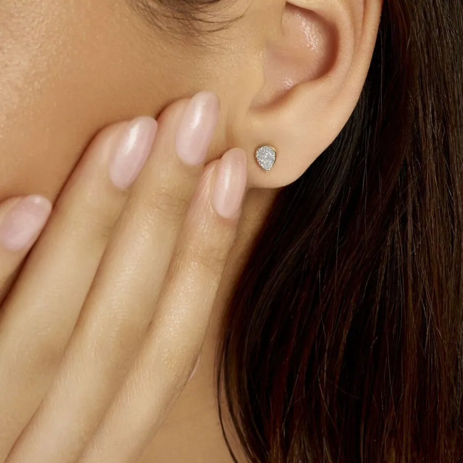 Outlet Histoire d'Or Boucles D'oreilles Puces Anitta Or Jaune