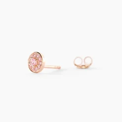 Histoire d'Or Boucles D'oreilles Puces Auxana Argent Rose Oxyde De Zirconium* Boucles D'Oreilles|Boucles D'Oreilles Fantaisie