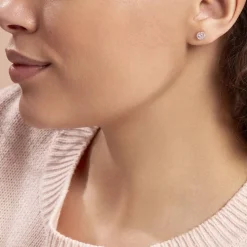 Histoire d'Or Boucles D'oreilles Puces Auxana Argent Rose Oxyde De Zirconium* Boucles D'Oreilles|Boucles D'Oreilles Fantaisie