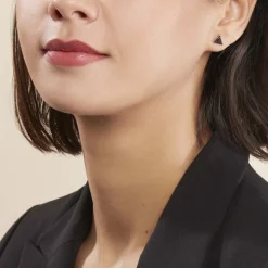 Best Histoire d'Or Boucles D'oreilles Puces Amellia Argent Rose Oxyde De Zirconium