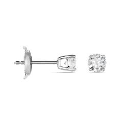 Sale Histoire d'Or Boucles D'oreilles Puces Aphrodite or blanc diamant