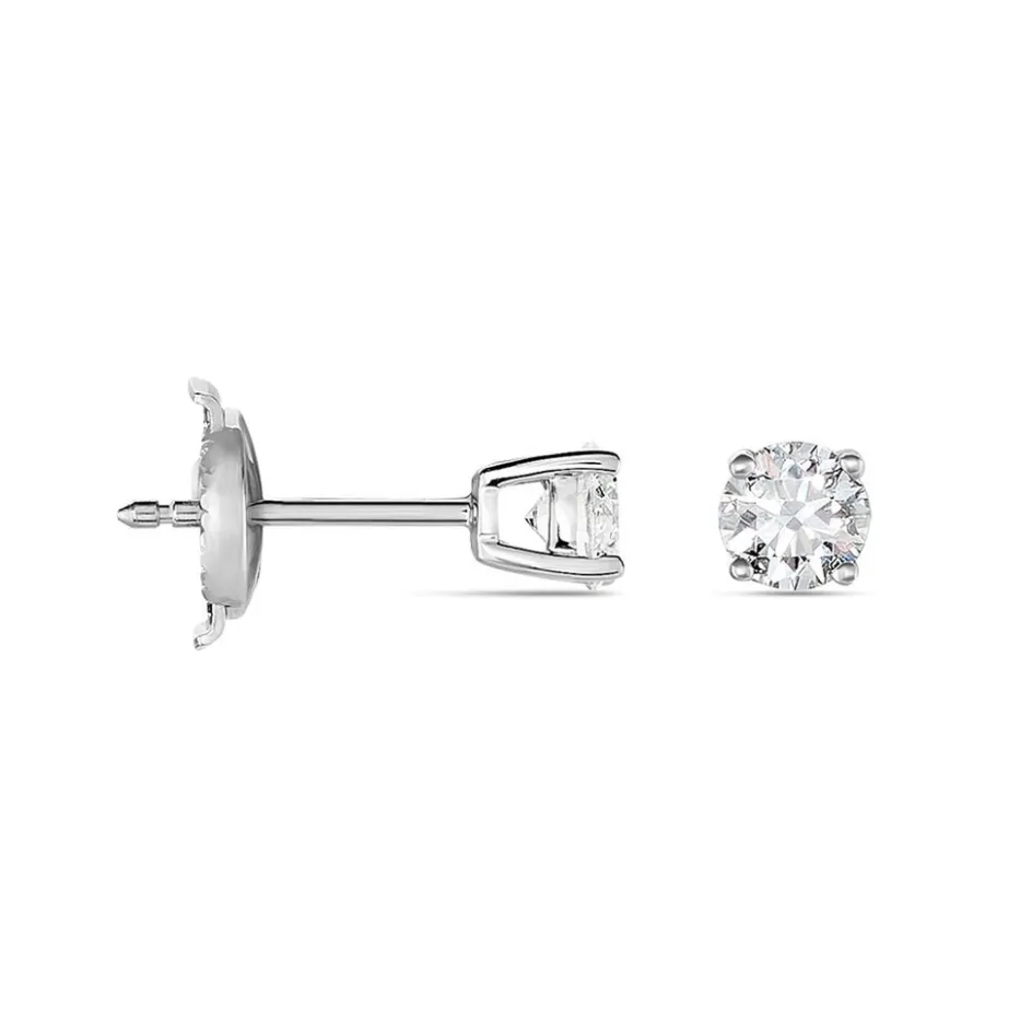 Sale Histoire d'Or Boucles D'oreilles Puces Aphrodite or blanc diamant